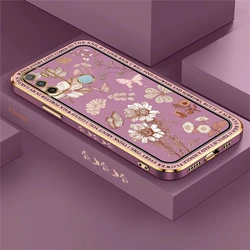 Painting Pattern Case For OPPO A53 2020 A17 A15 A16 A31 A54 A55 A57 A76 A92S A93 A94 A74 Butterfly Luxury Silicone Phone Cover
