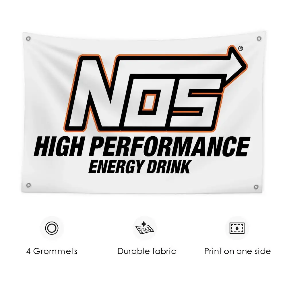 N-Nos cool logo game Flags - Bandera artística personalizada para colgar en la pared, para decoración de dormitorio, hogar, sala de estar y exteriores