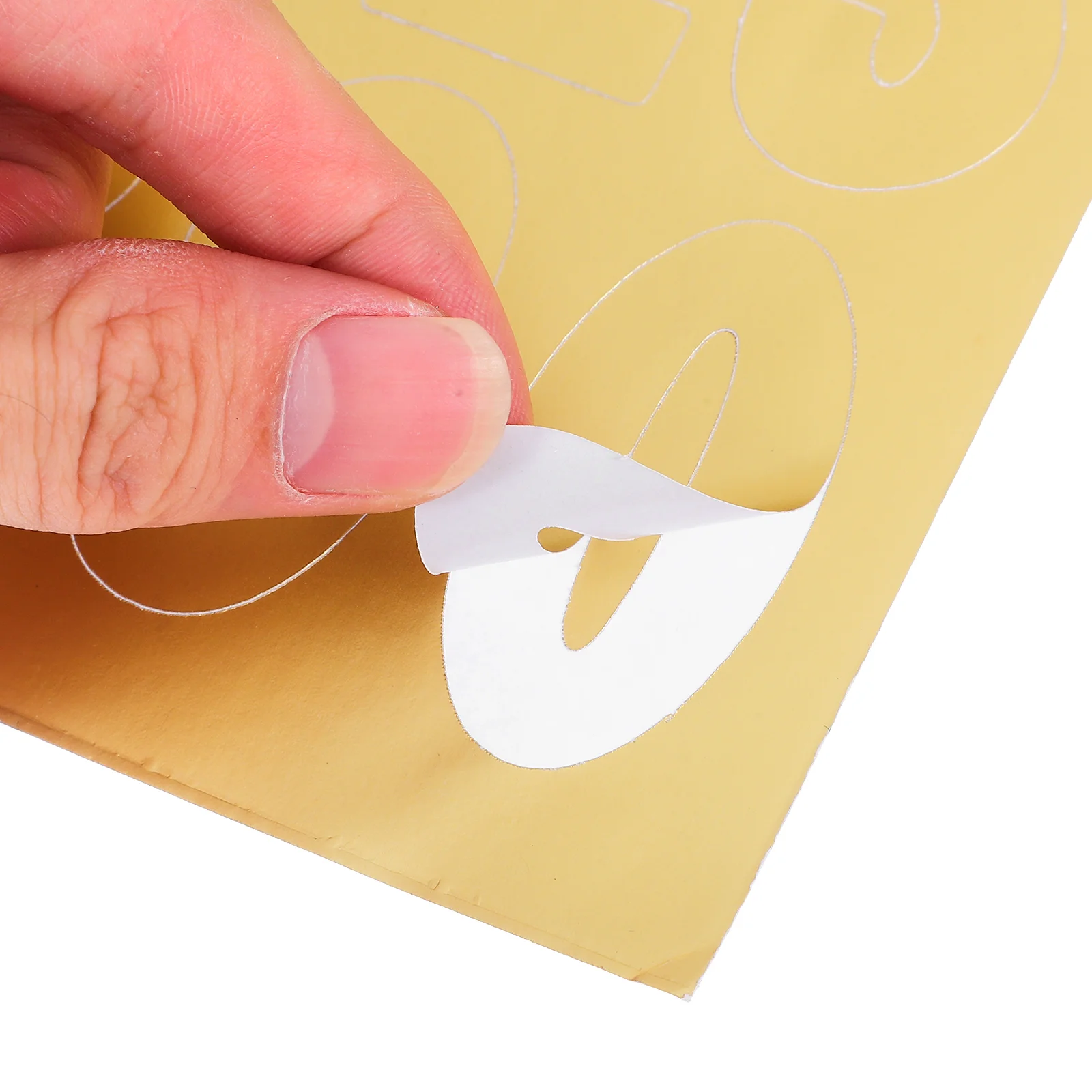 8 Pcs Decorative Stickers Waterproof Letter Decals Mailbox Letters Lettering Address