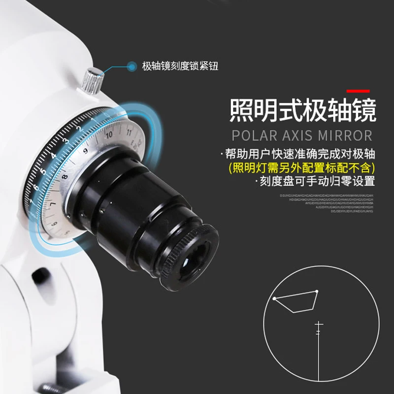 150mm Astronomical Telescope Refractor Telescope High Magnification Astronomical Telescope with  EXOS-2 Equatorial Mount