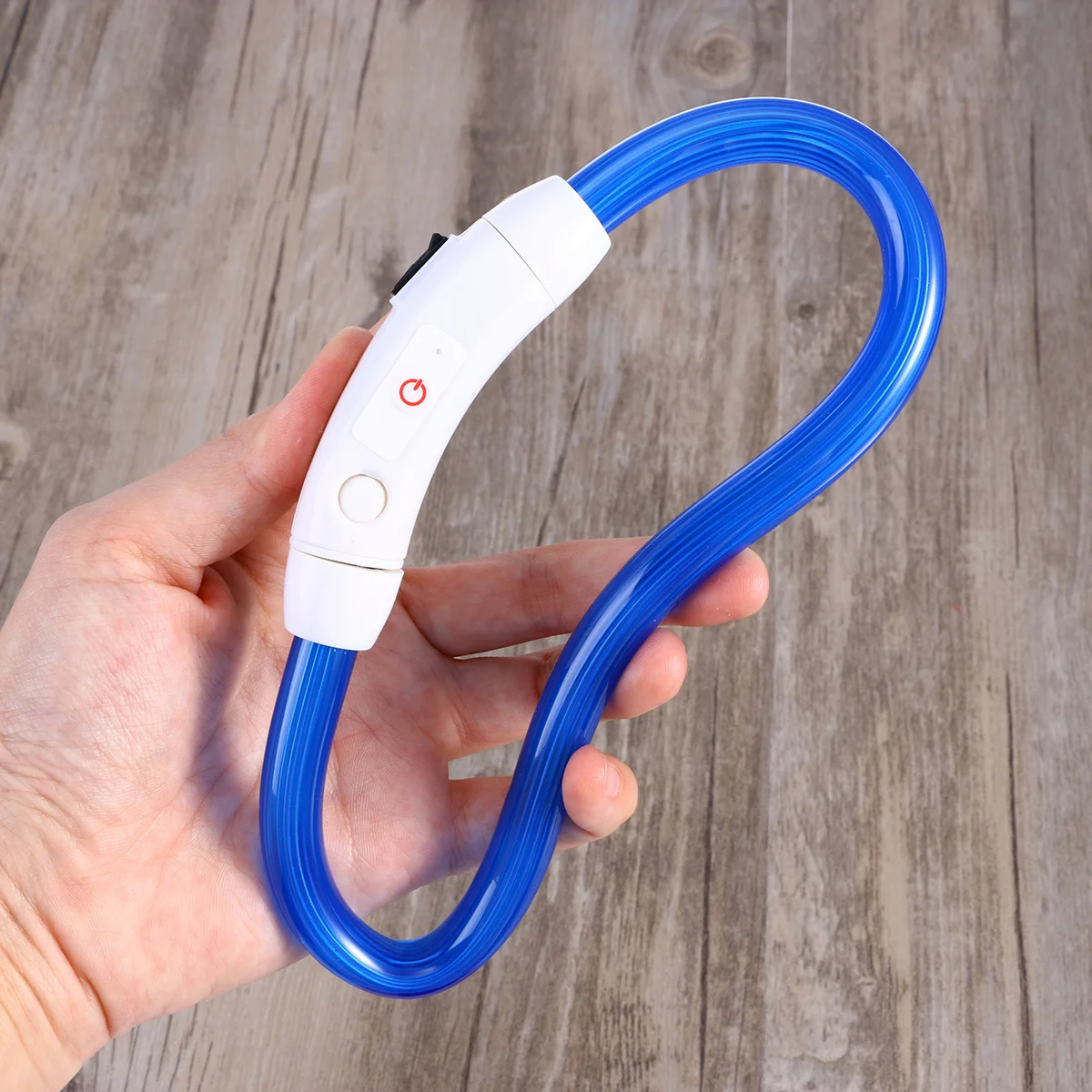 

LED Dog Collar USB Rechargeable Adjustable Light Up Pet Collar 35cm Flashing Safety Necklace for Small Medium Large Dogs Night