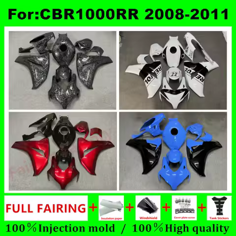 Motorcycle Full Fairings kits Fit For Honda CBR1000RR CBR1000 2008 2009 2010 2011 Fairing Kit Painted Bodywork New ABS Plastic
