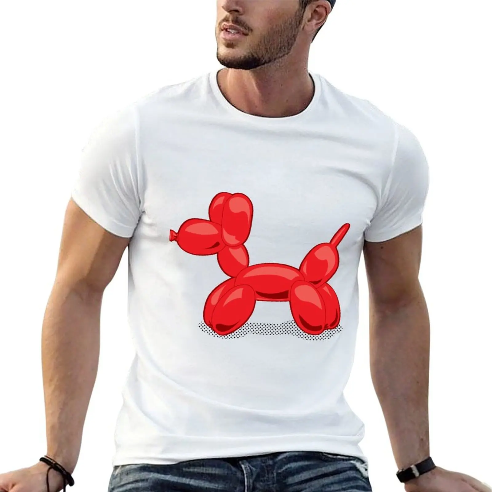

t T-Shirt man Animal graphic print t shirt My shirt custom Balloon t shirts cotton man Spirit
