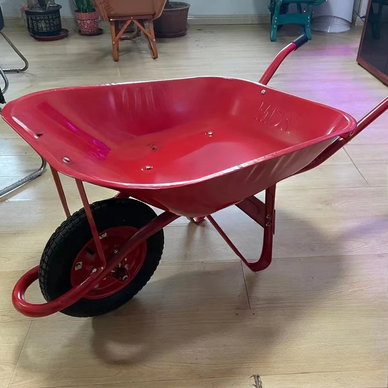 oil palm fruit wheelbarrow with big motorcycle wheel 2.75-17