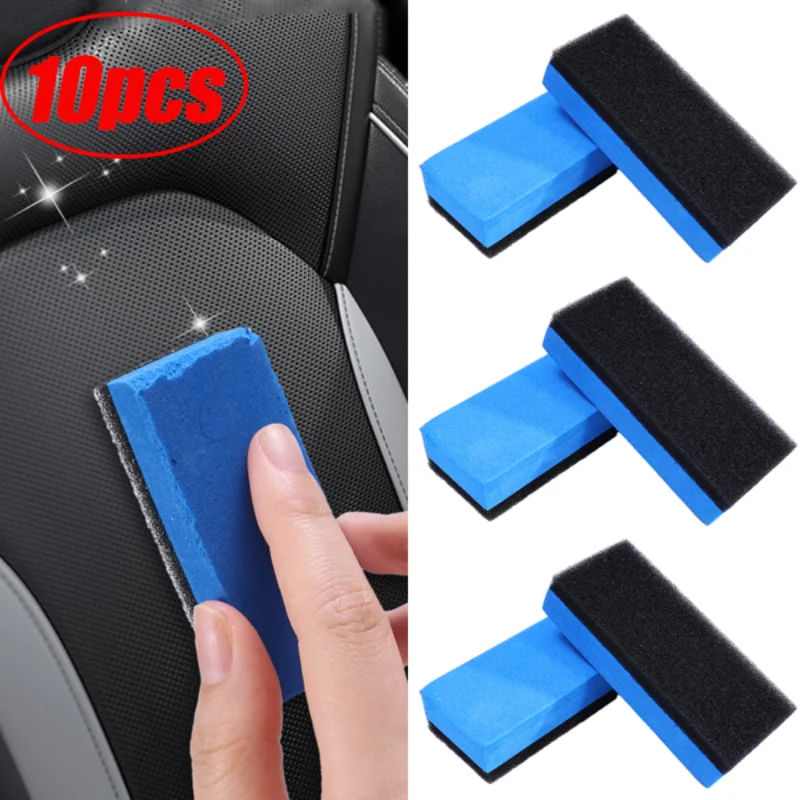 Car Ceramic Coating Wax Sponge Brush Auto Body Paint Polishing Sponge Nano Wax Coating Applicator Pad Car Care Cleaning Tools