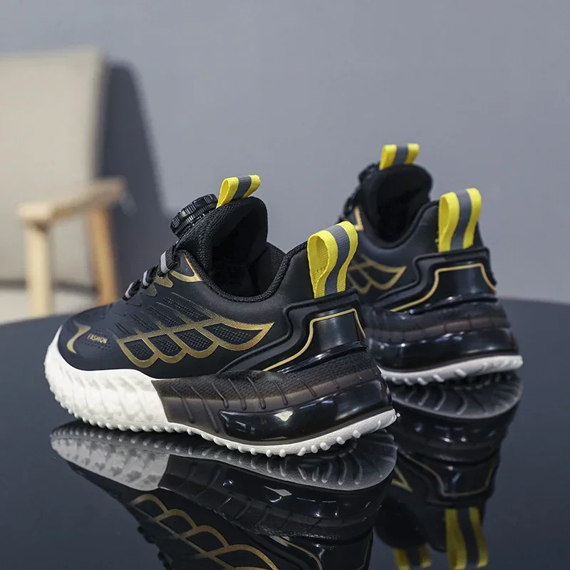 เด็กรองเท้าเด็กรองเท้าผ้าใบสําหรับ Big Boys กันน้ําเด็กวัยหัดเดินกีฬารองเท้าลื่น 7-15Y ขนาด 29-40 #