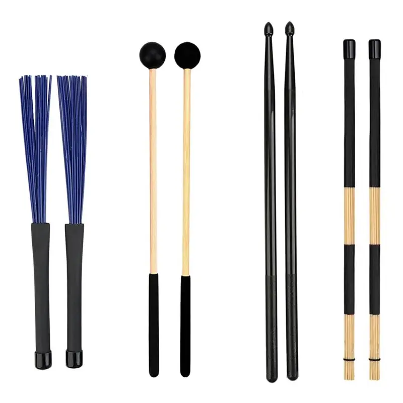 a17f-drum-sticks-mallets-brushes-set-anti-slip-music-lover-gifts-drumsticks-instrument-accessories-for-stage-performance