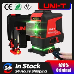 UNI-T 12/16 Lines Laser Level 4D Green 360 Horizontal Vertical Self-Leveling Cross Indoor Outdoor Remote Control Tester LM576LD