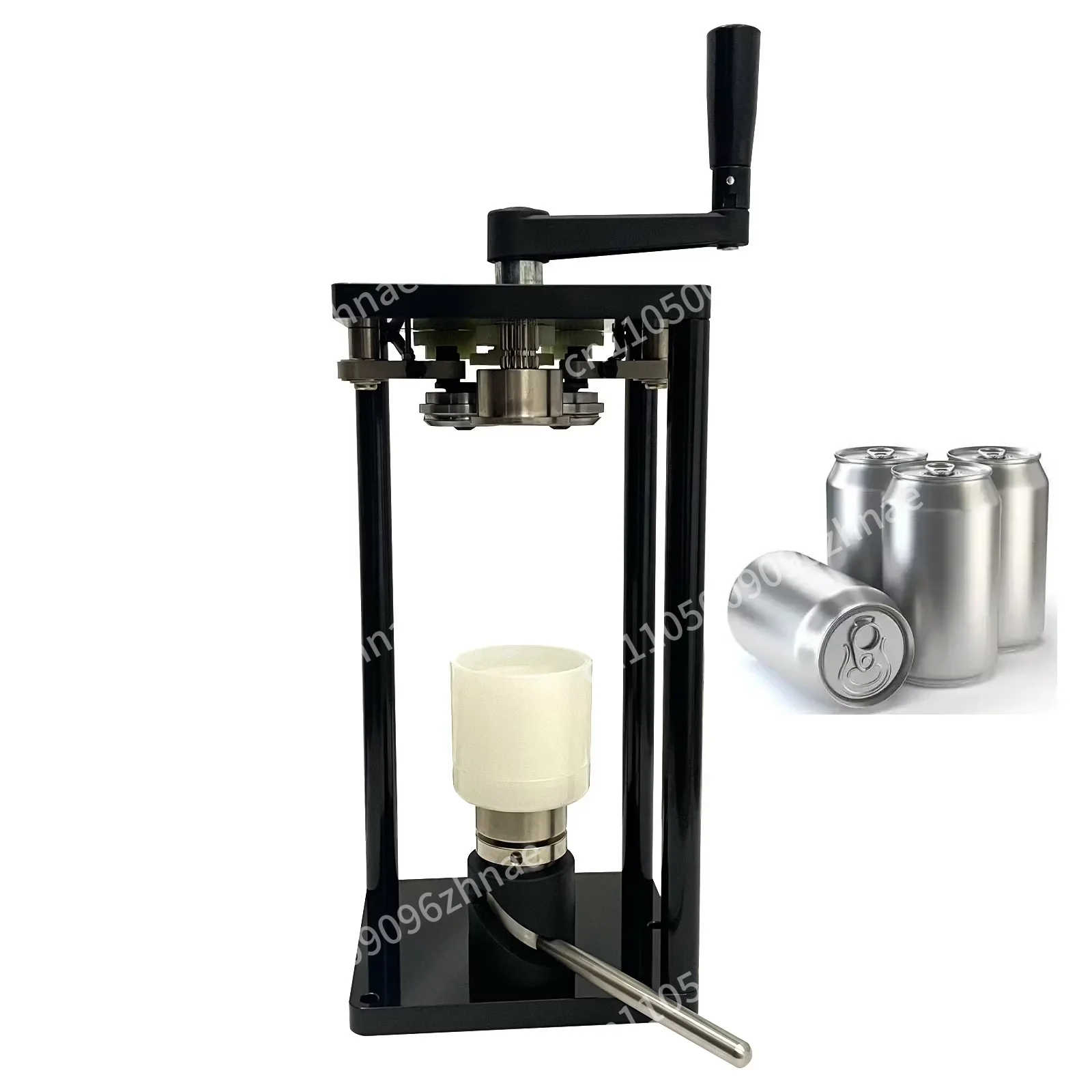 Manual rotation commercial can sealing machine milk tea beverage pet can power saving smart kitchen tool
