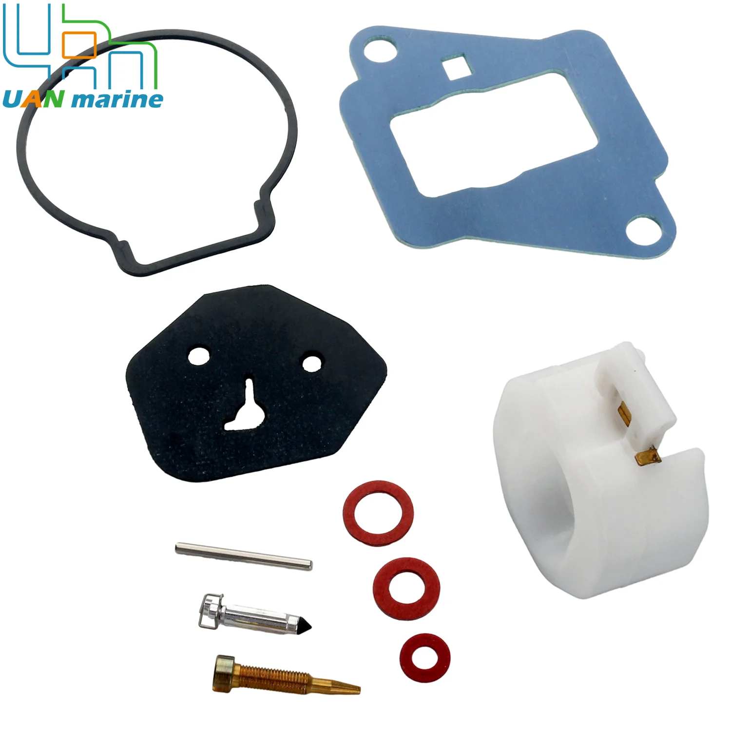 

66M-W0093-01 Для Yamaha 9,9 л.с. 15 л.с. F9.9C FT9.9D F15 A ELH MHZ PL Комплект ремонтных уплотнений морского подвесного карбюратора с поплавком
