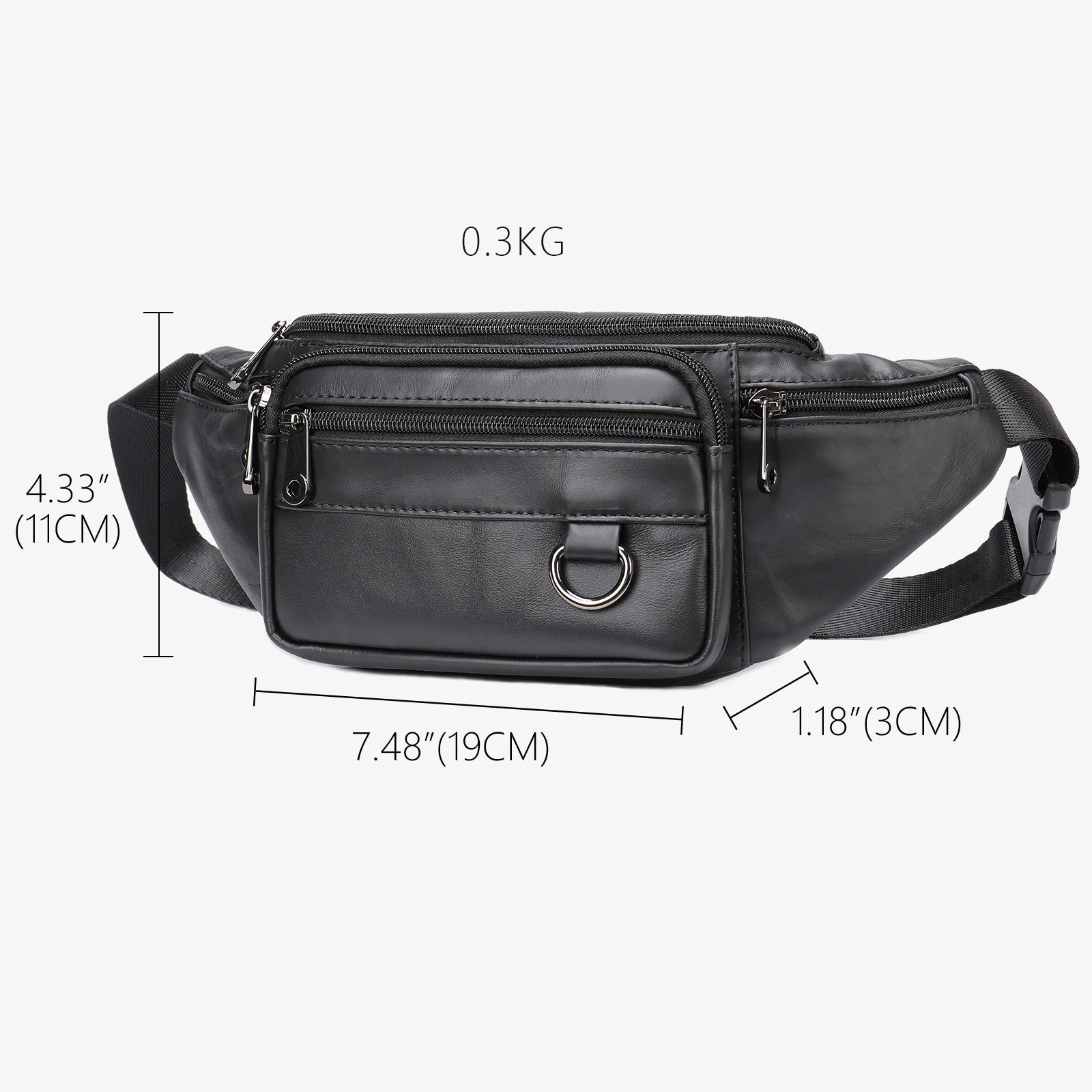 Imagem -05 - Bolsa da Cintura Pequena para Homem Couro Fanny Pack do Telefone Móvel dos Homens Bolsa Crossbody Bolsa Outdoor Sports Phone Belt Pouch For Mall