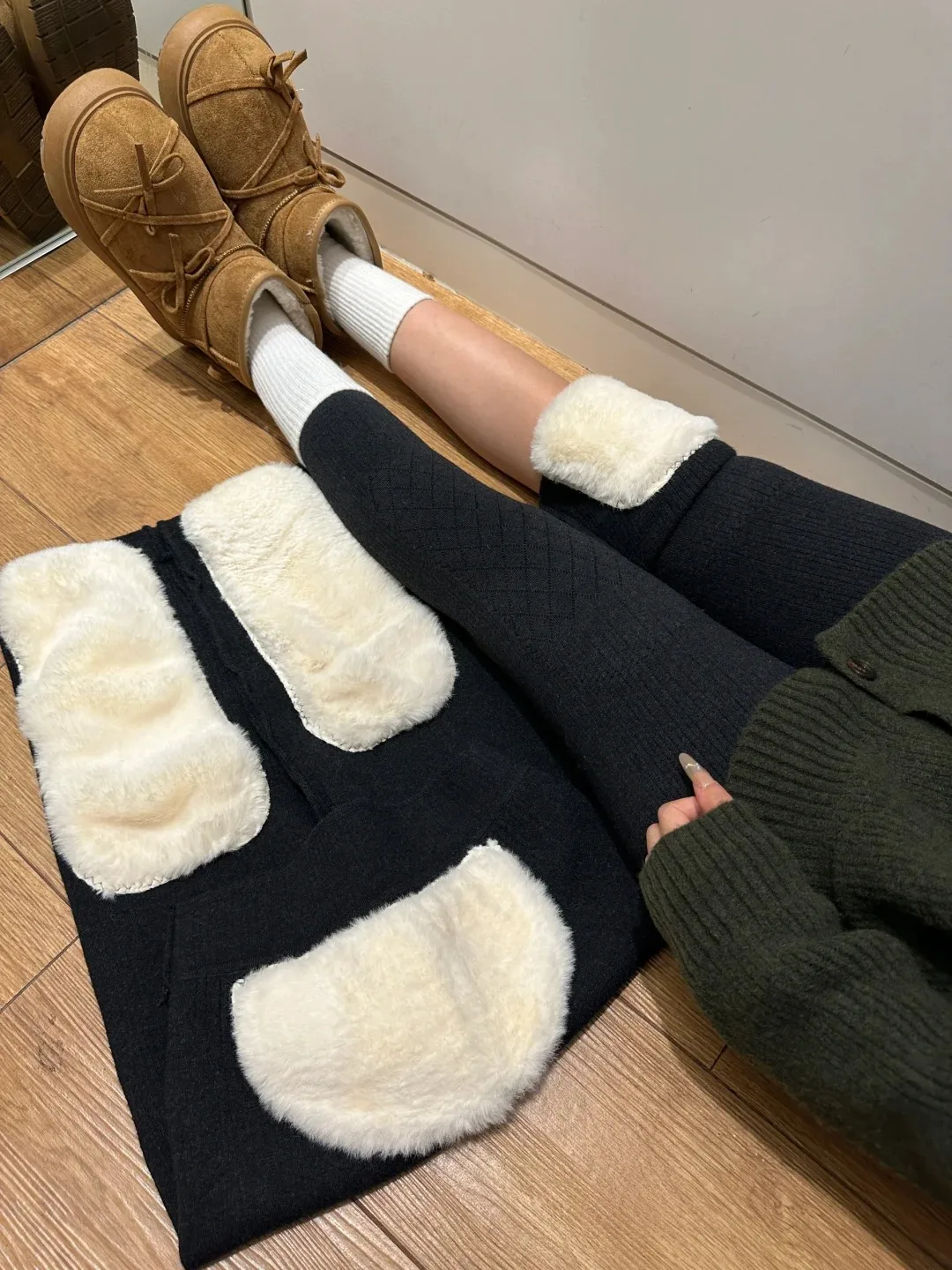

Harbin Northeastern Men's Winter Thickened Fleece Lined Wool Cashmere Underwear Thermal Cotton Pants Low Temperature Resistant