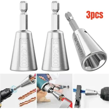 เครื่องมือบิดลวด3ชิ้นสำหรับเจาะเครื่องมือบิดลวดฝาครอบกันฝุ่นบิดเกลียวสำหรับเจาะกำลังไฟฟ้า