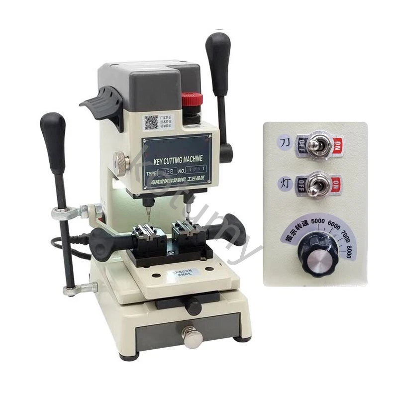 Elektronische Schlüsselkopiermaschine Vertikale Schlüsselkopiermaschine Schlüsselfräsmaschine Bohrmaschine zur Herstellung von Autotürschlüsseln