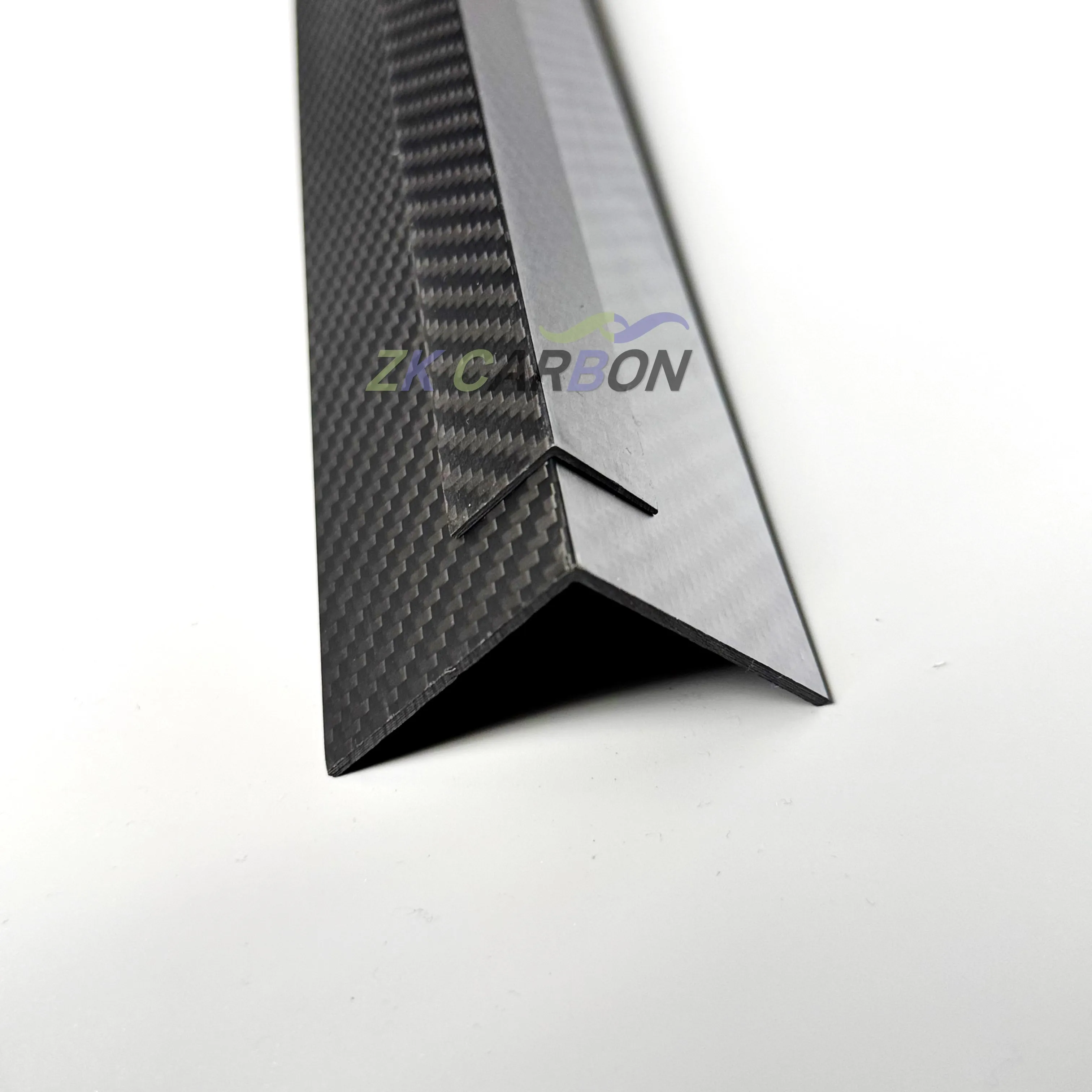 2Pcs/lot 500mm Carbon Fiber Angle Beam for Composite Tubular Structure Reinforcement 3K High Hardness Composite Material