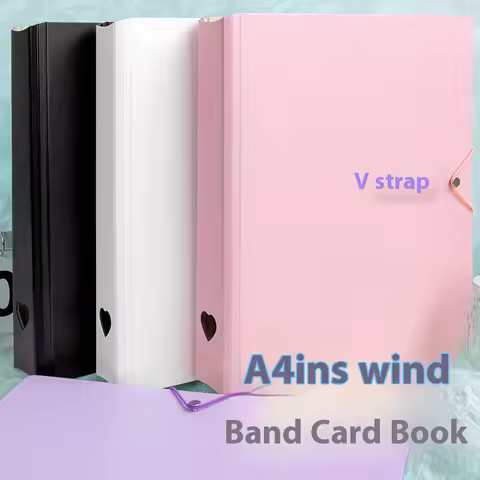 Large Capacity A4 Nine-Grid Photo Album 3-Inch Photo Storage and Collecting Binder for Small Cards Photocard Holder