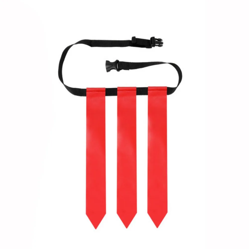 New PVC American Football Waist Flag Multicolors with Storage Bag Football Belt Outdoor Sports Rivalry Training Flags
