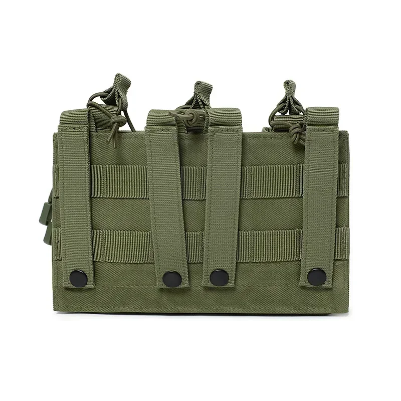 Taktische Molle Dreifach-Magazintasche 5.56 M4 Magazinhalter Outdoor Wandern Jagd Admin-Weste Taschen EDC Werkzeug-Organizer Hüfttasche – Detail 7