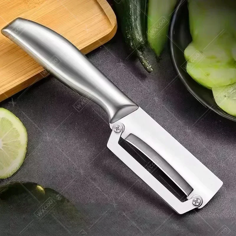 Stainless Steel Peeler 1/3pcs Flat Edge Peeler Potato Kitchen Peeler Slicer Knife Watermelon/Melon Grater Kitchen Accessories