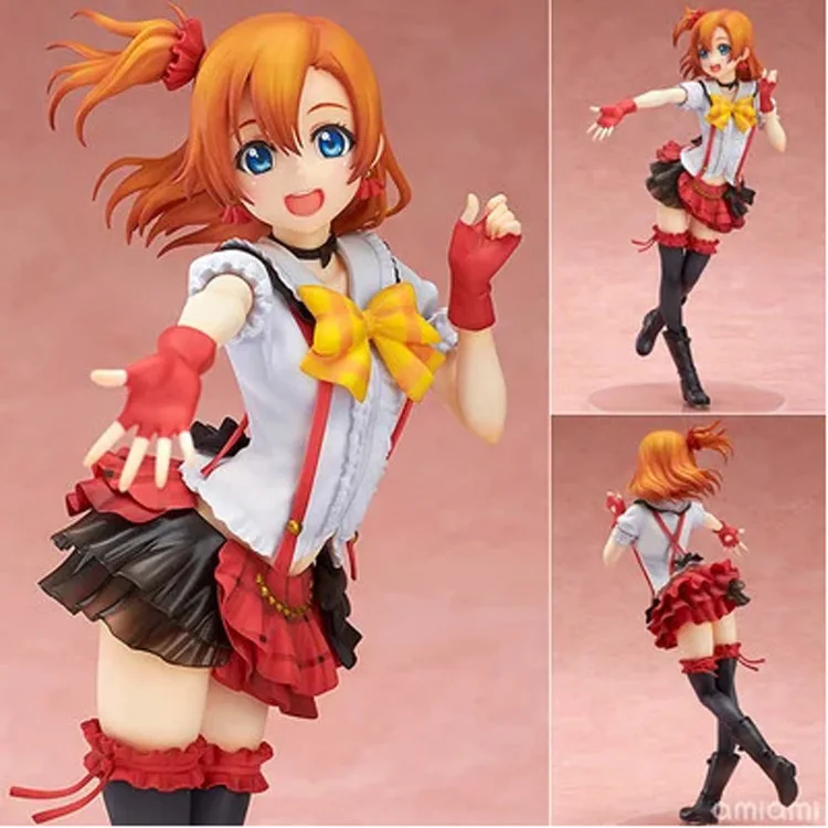 Love Live Honoka Kousaka 22 см аниме модель фигурка Kawaii Idol девушка улыбка лицо стоячая поза коллекционный орнамент украшение игрушка