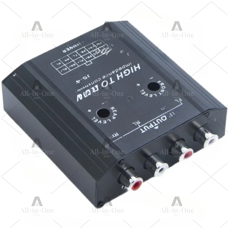 Car Audio Power Amplifier High To Low 4-way Four-in Four-out Active High To Low Audio Converter