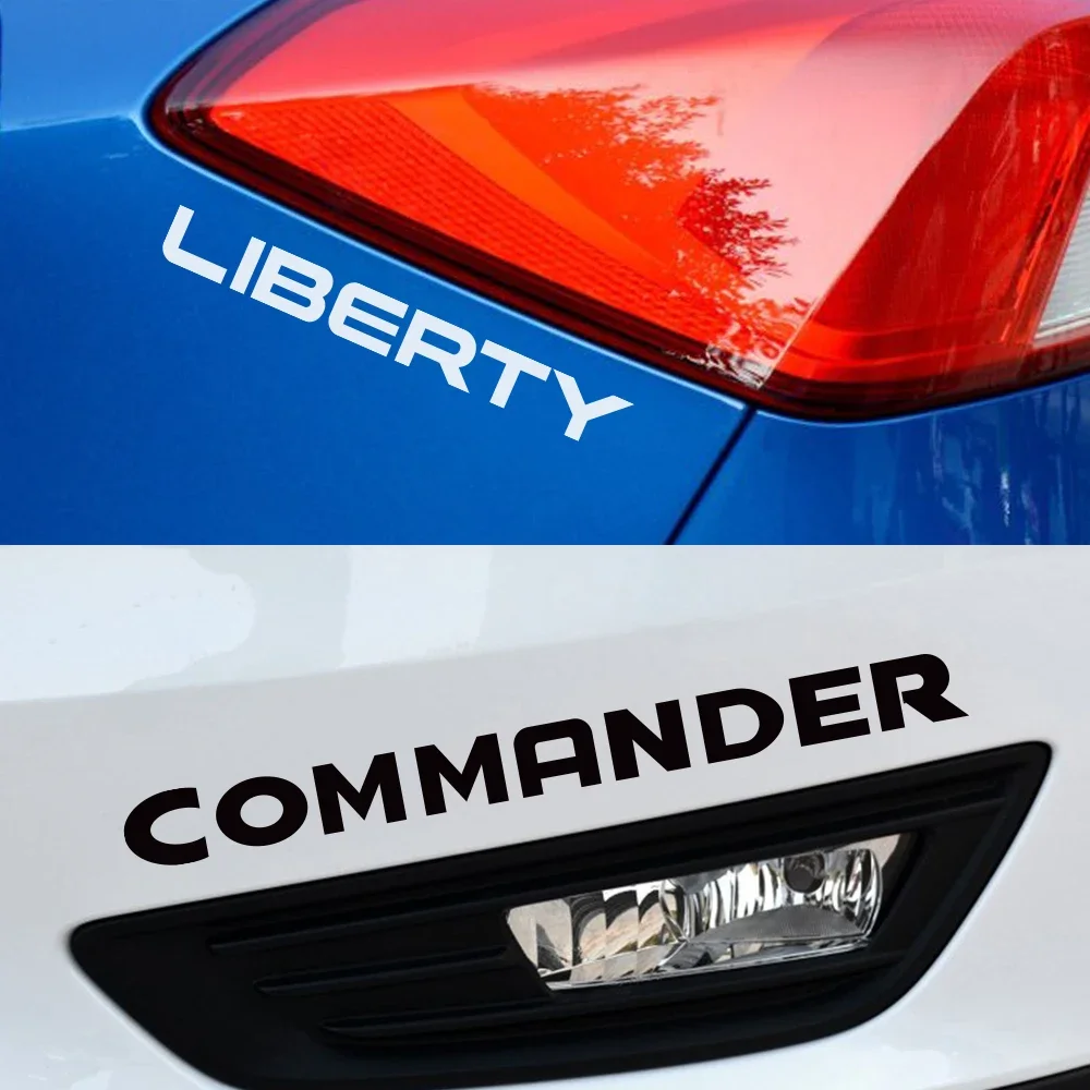 4PCS/Lot Car Stickers Auto Exterior Accessories For Jeep Cherokee Commander Compass Liberty Patriot Rubicon TrailHawk Wrangler