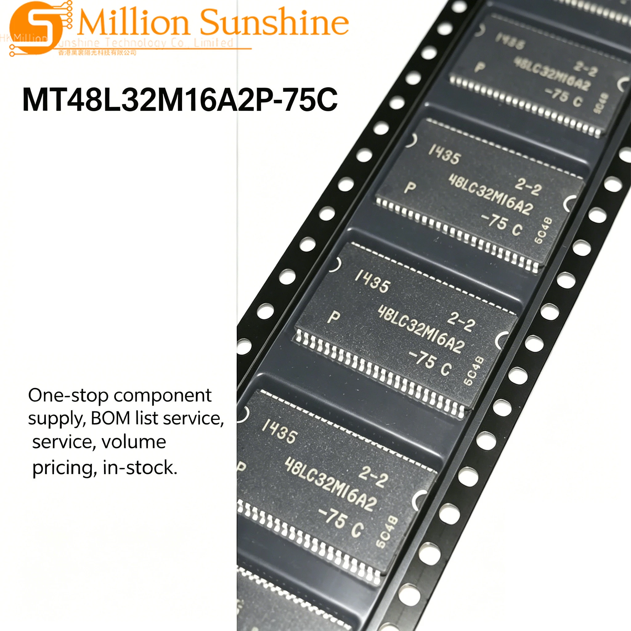 10PCS MT48LC32M16A2P-75C MT48LC32M16A2P-75 MT48LC32M16A2P MT48LC32M16A2 MT48LC32M16 TSOP54 Chip Memory IC for Router Network