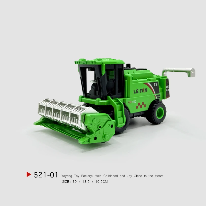 

Simulation Large-sized Combine Harvester Toy Car For Children Inertial And Shock-resistant Wheat Harvester Engineering Vehicle