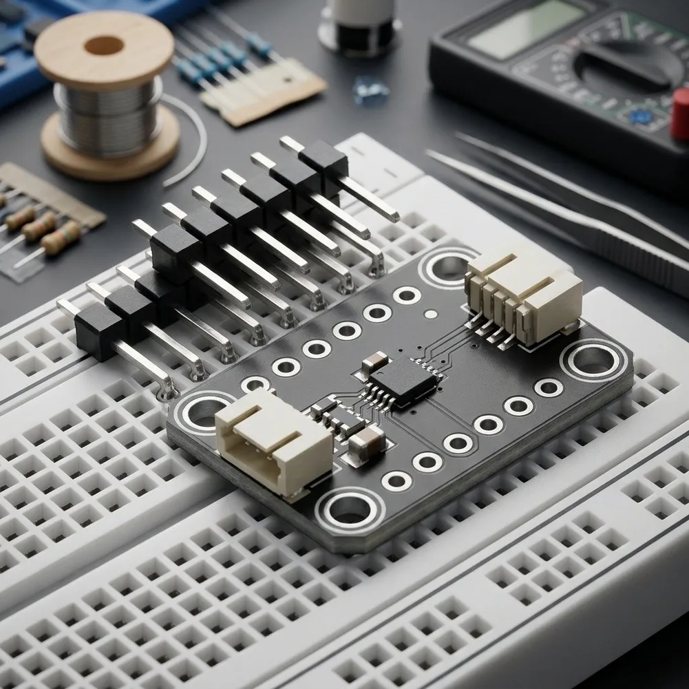 12-Bit For Quad Module Based on MCP4728 IC with Internal 2.048V Reference or External VDD Reference Selection Capability