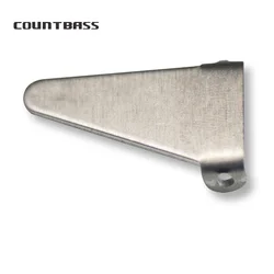 COUNTBASS 50PCS Clacker Blades Aluminium & Stainless Steel Available For Buzz Bait Fishing Lures Buzzer