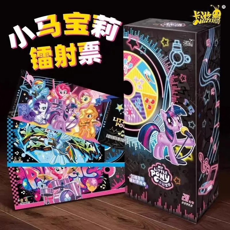 My Little Pony Shining Notes Holographic Tickets Anime Character Collection Cards High Quality Anime Peripheral Gifts Kids Gifts