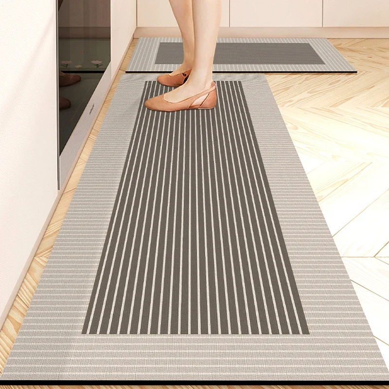 Diatomite Kitchen Floor Mat Super Absorbent Quick-drying Long Carpet Home Decor Washable Anti-slip Kitchen Runner Rug שטיח למטבח