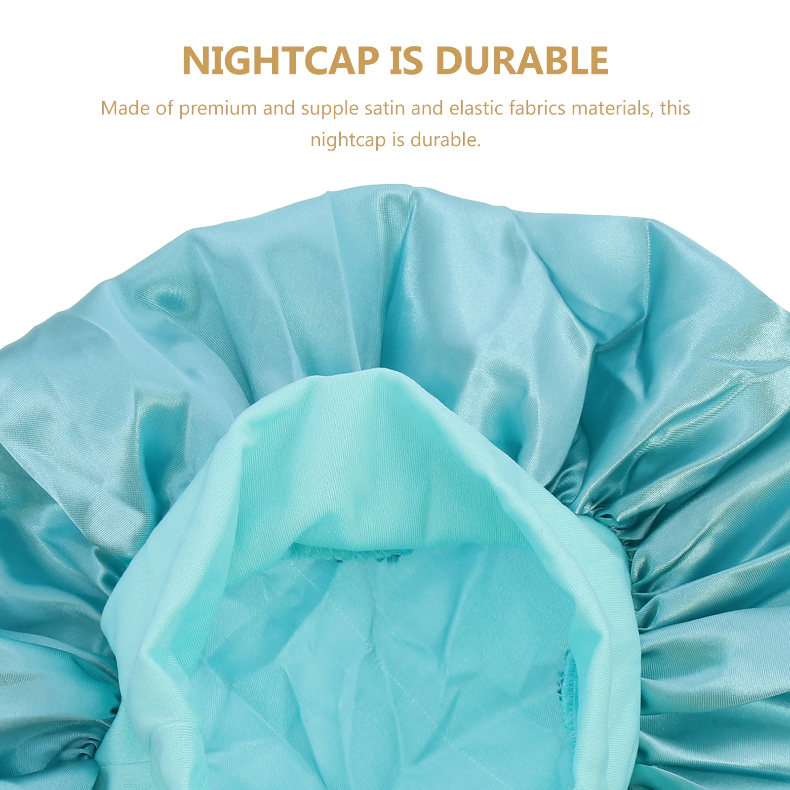 

2pcs High Elastic Satin Hair Care Sleeping Bonnets For Women Chemo Hats Reducing Friction Durable Soft Comfortable
