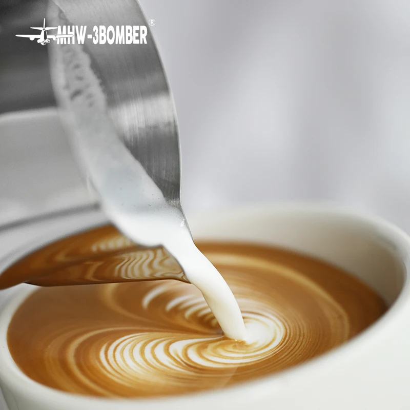 Jarra para Espumar Leite MHW-3Bomber 350ml 450ml Profissional Baristas — foto 3