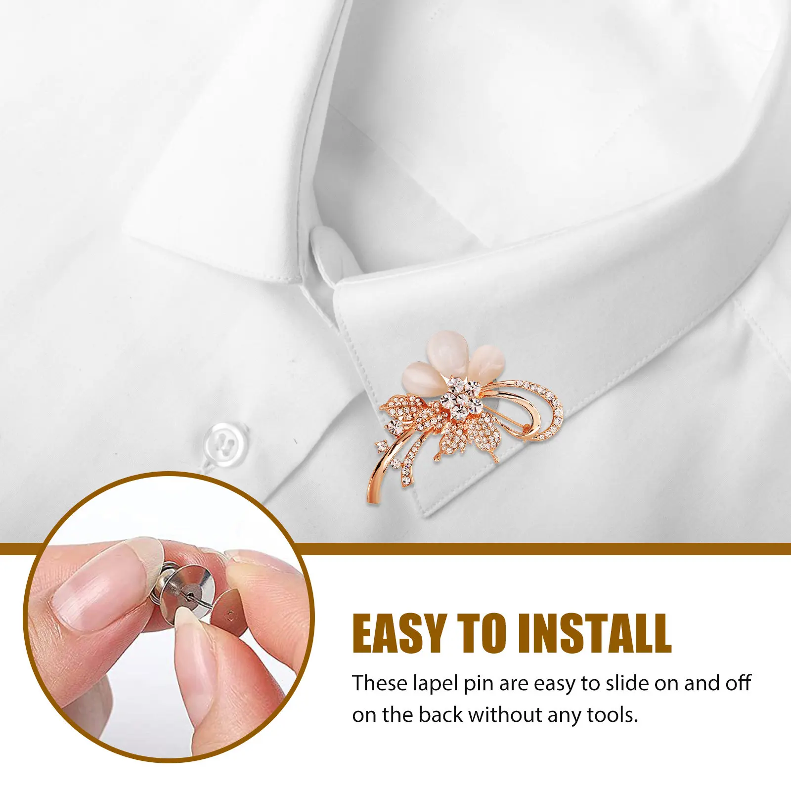 84Pcs Metal Pin Backs Locking Type for Tie Clips Brooch Making Lightweight Corrosion Resistant Easy Clip Secure Hold Simple