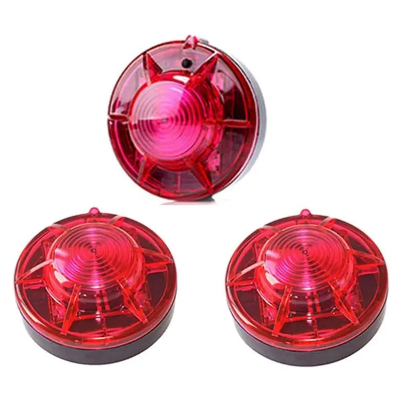 【HOT A69Z!】3 Pack LED Road Flares With Magnetic Base For Outdoor Sports Emergency Roadside Flashing Beacon Lights
