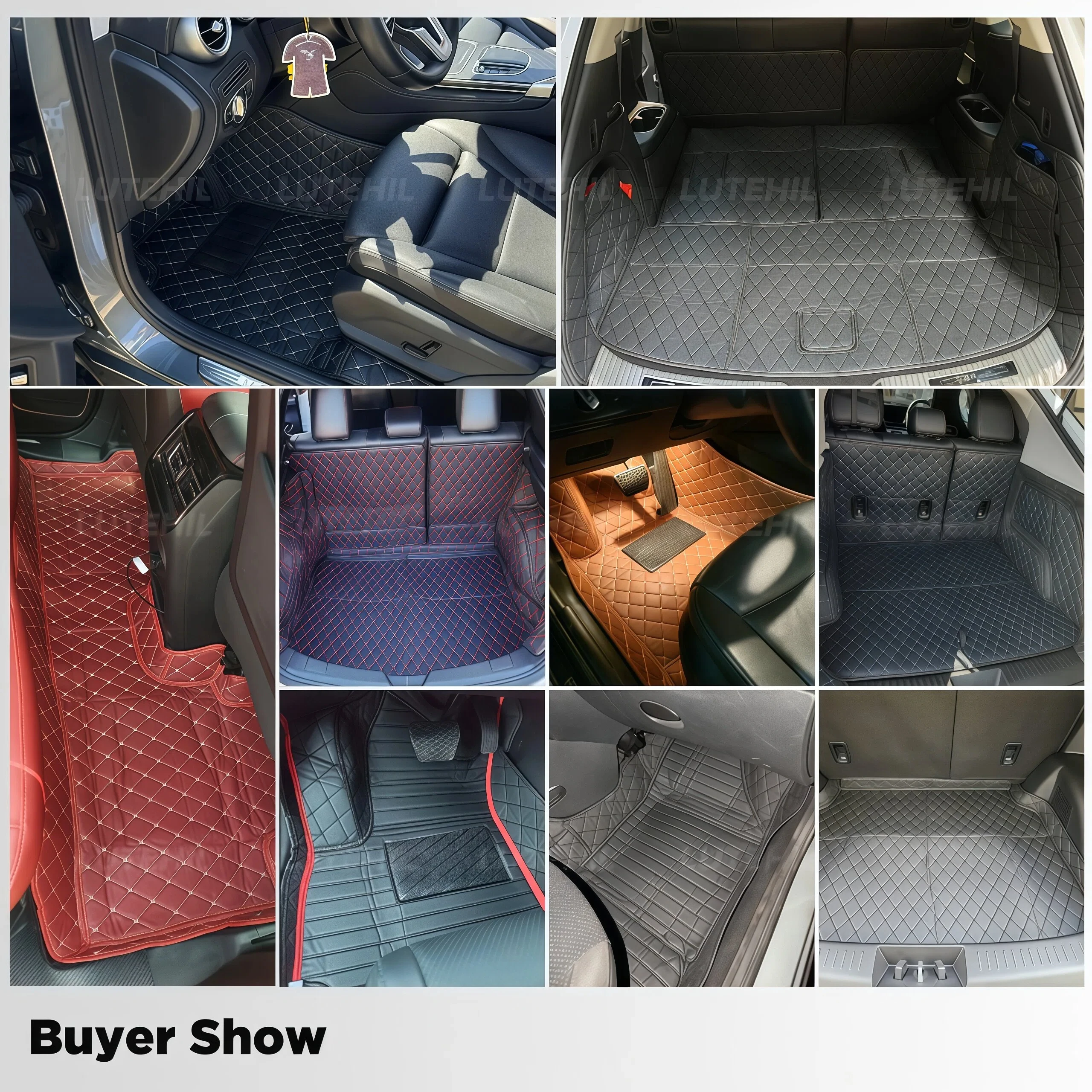 Car Floor Mats For Mercedes-Benz GLC Coupe C253 2017-2023 Trunk mat Cargo Liner Protection Carpet Custom Floor Liner Accessories - view 6