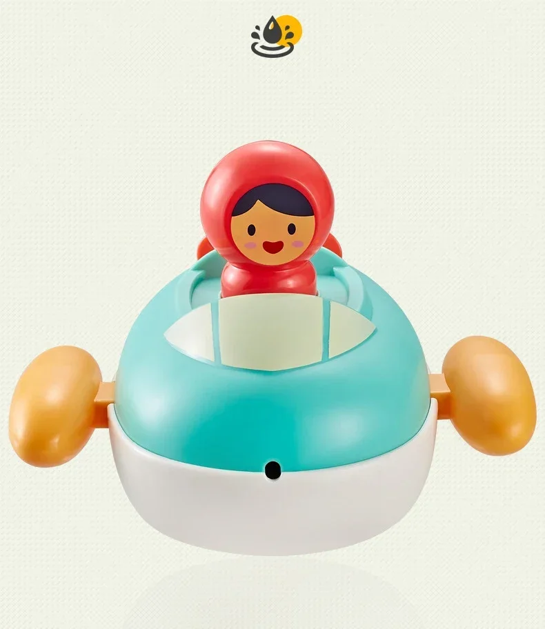 Baby Bath Toy Wind Up Submarine Kids Toy Clockwork Floating Spray Toys For Children Swimming Pool Play Summer Water Game gift