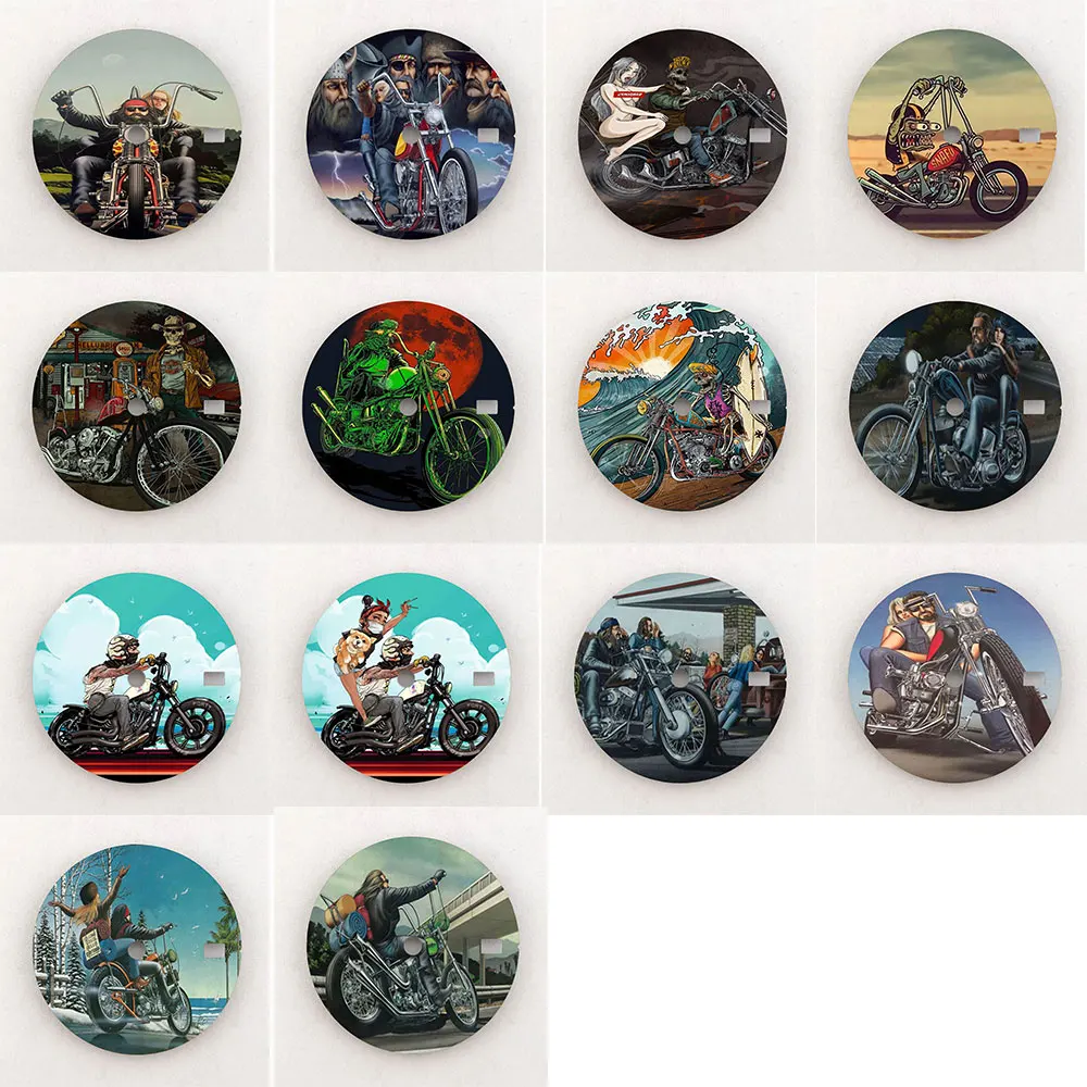 Watch dial NH35 28.5mm Knight custom dial color printing watch components are suitable for NH35/36 movement NH35 dial