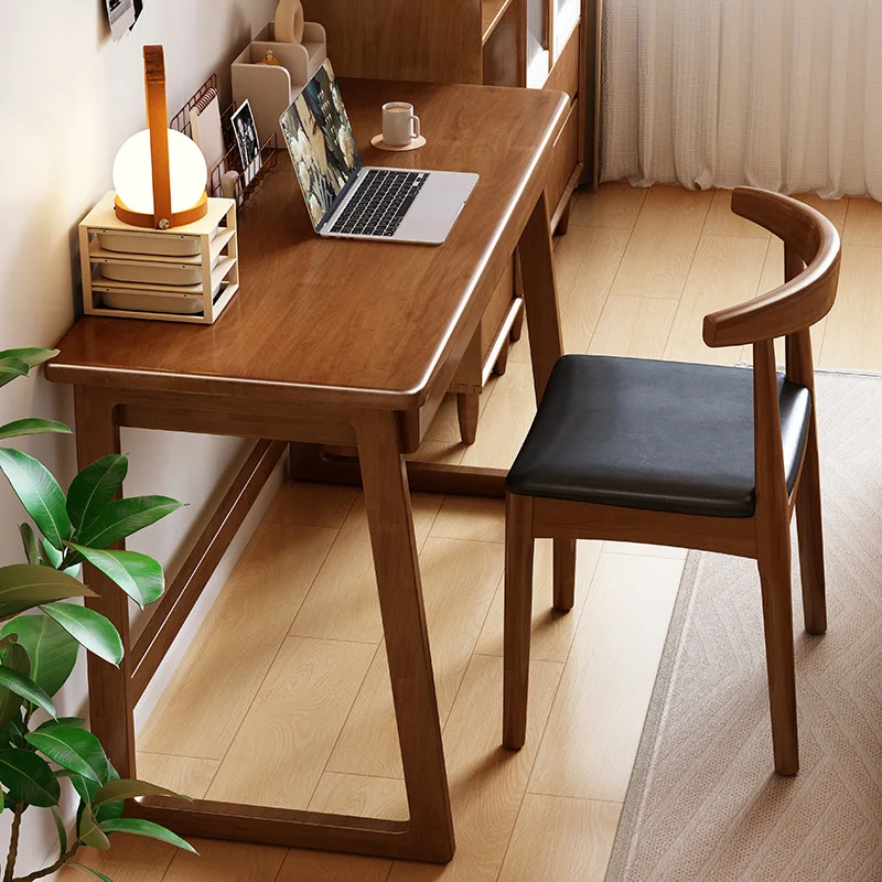 Solid wood desk desk computer desk L-shaped simple modern writing