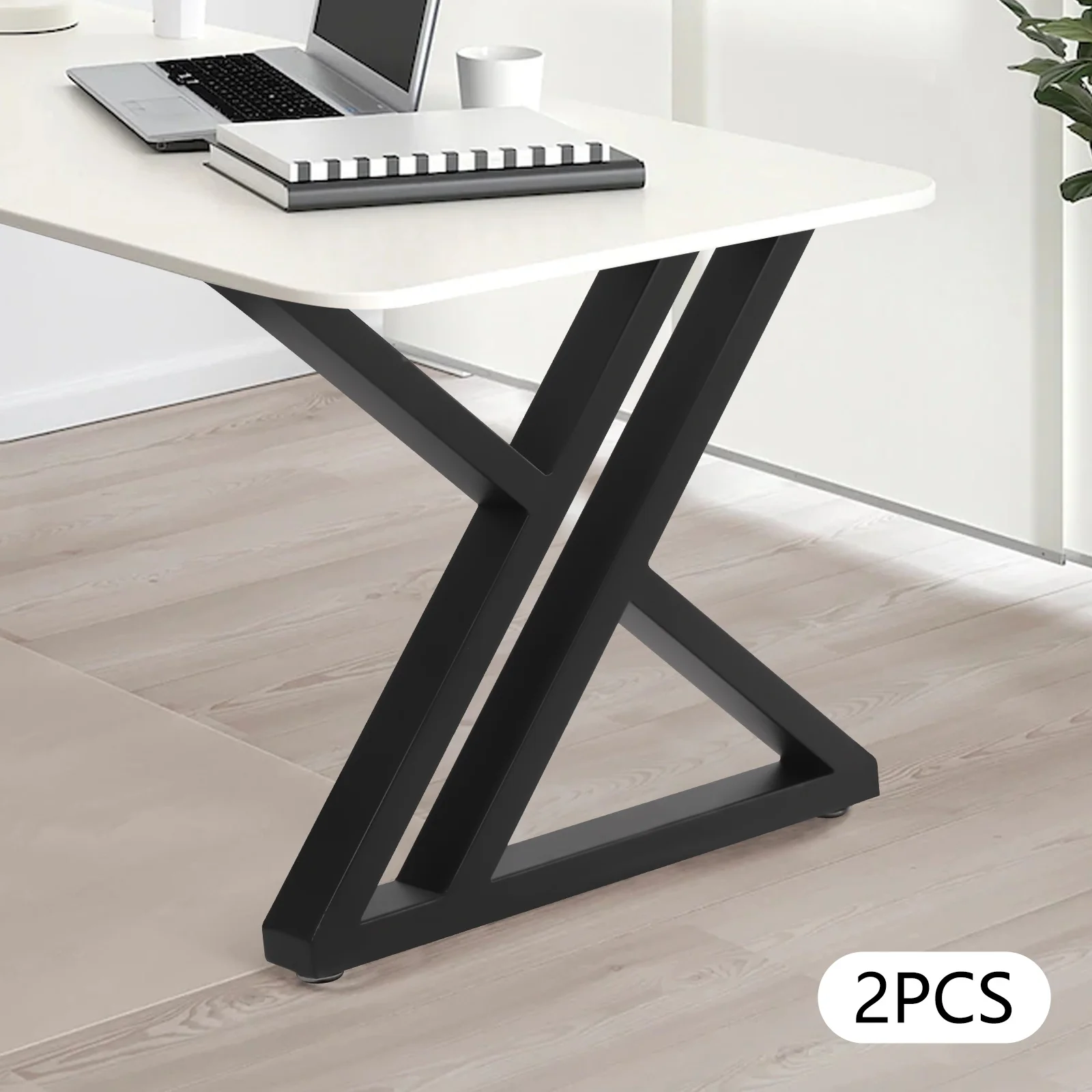 

16 inch square tube furniture legs 2pcs - black, , high-quality, anti-slip, suitable for installing
