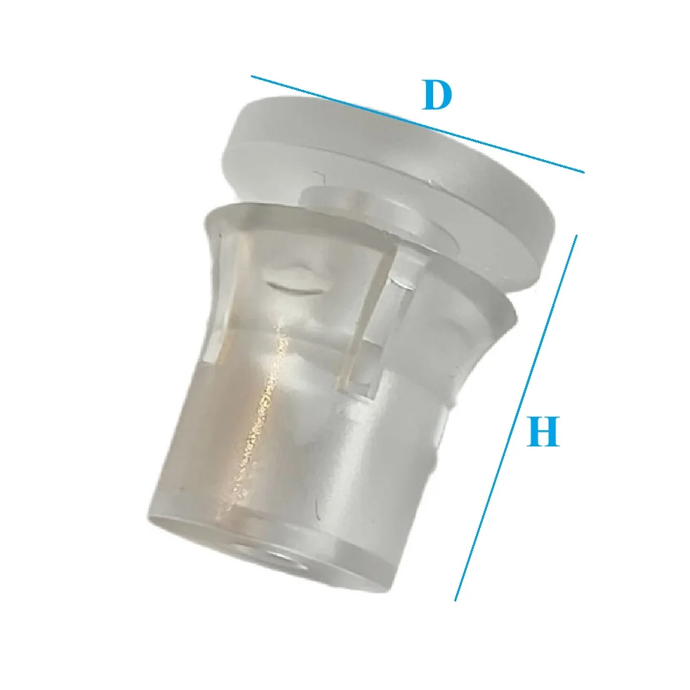20Pcs Clear Plastic Clip On Sign Standoff Picture Hanger