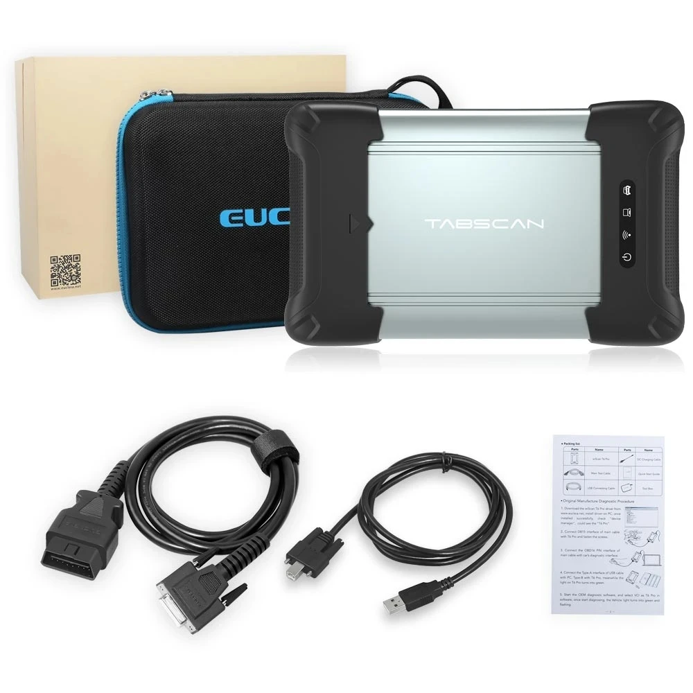 EUCLEIA TABSCAN T6 PRO CAN FD and DOIP all-in-one inspection Auto Diagnostic Programming Tool 5054A SVCI 2020 ICOM NEXT MDI2