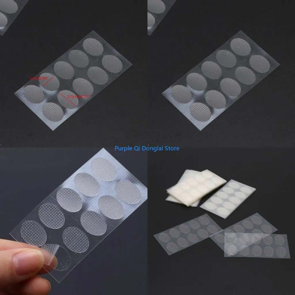 L21E 300Pcs Invisible Earrings Stabilizers Earlobes Protective Waterproof Patches Earrings Support Ear Patches for Earrings