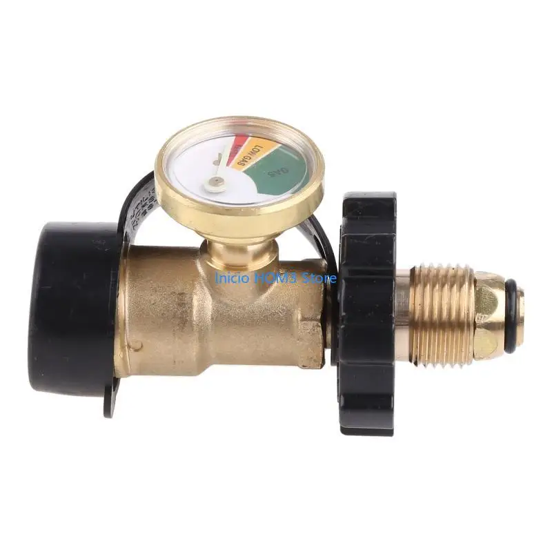 

A5YD Brass Propane for Tank Gauge Meter Gas Level Leak Detector BBQ