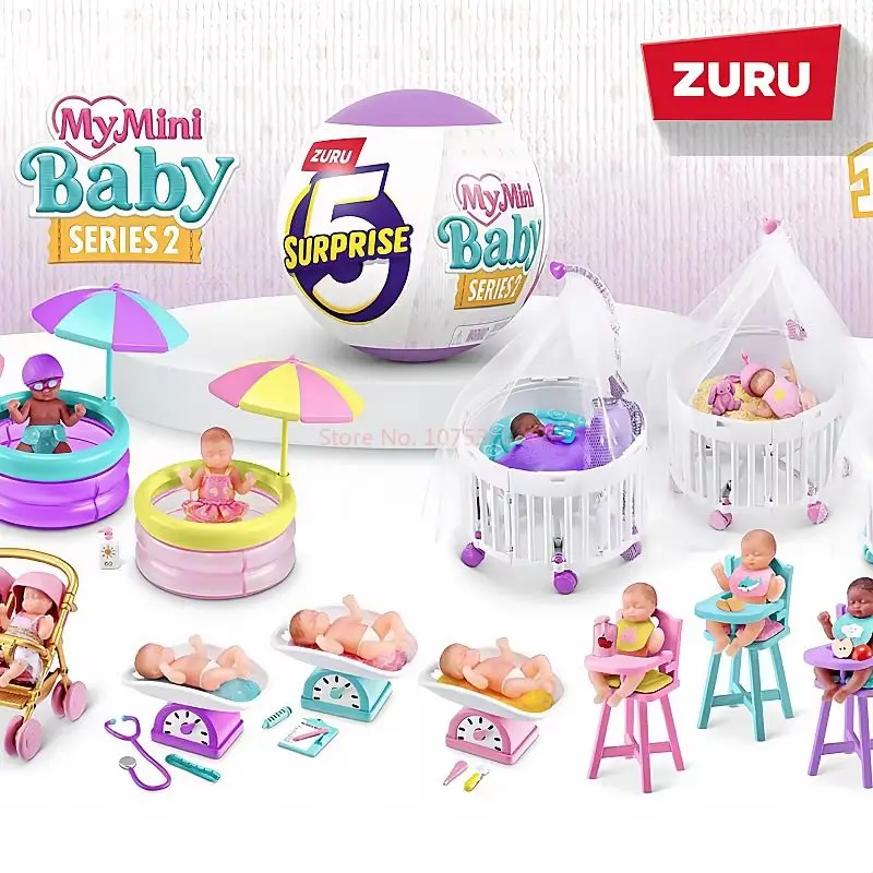 My Mini Baby Mysterious Box Детский мяч второго поколения Miniverse Мини-бренды Слепая коробка Детский мяч Миниатюрный подарок Игрушки на день рождения