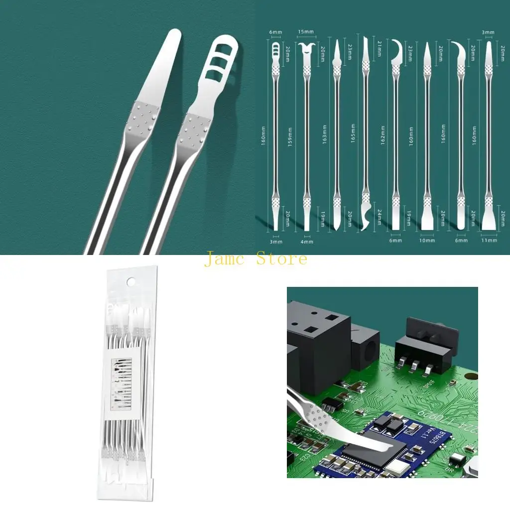 

LX0B 8Pcs Professional Electronics Repair Pry Tool for Cellphone and Tablets