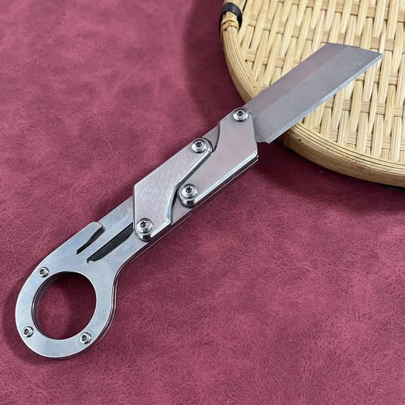 High Speed Steel Grafting Knife Professional Push Cutting Tool For Fruit Tree And Plant Gardening Ambidextrous Folding Design