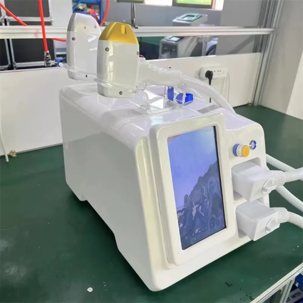 Dual Handle 808 Diode Laser Hair Removal Machine 755/808/1064nm Full Body Depilation Beauty Device