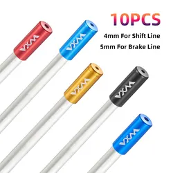 VXM 10pcs/lot Bicycle Cable Cap Aluminum Alloy 4mm 5mm Shift Brake Cable Ends Line Cap Wire Tube Plugs MTB Road Bike